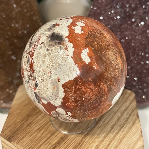 Money Agate Sphere 58mm - Picture 5 of 7